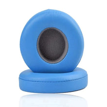 Load image into Gallery viewer, Beats Solo3, Solo 2 Wireless, On-Ear, Blue/Grey, Ecological Leather ( 1 Pair Ear Pads )
